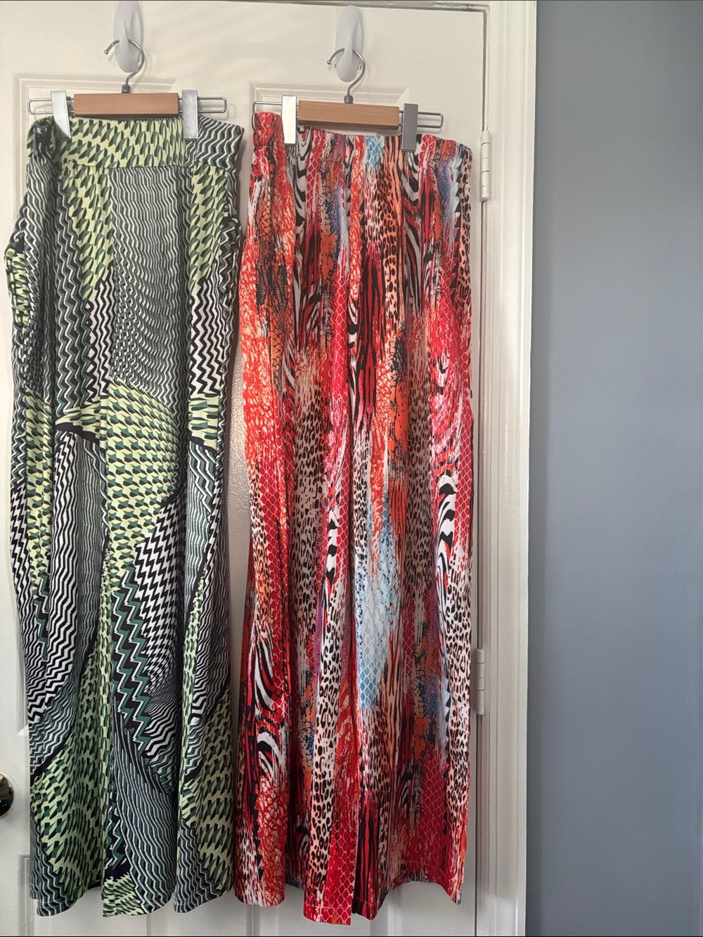 Red Multi-Print wide leg palazzo pants - Unbranded - Picture 2 of 2